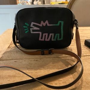 Coach x Keith Haring barking dog crossbody.